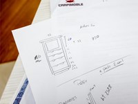 6 ideas de muebles de salón a medida para espacios pequeños y difíciles