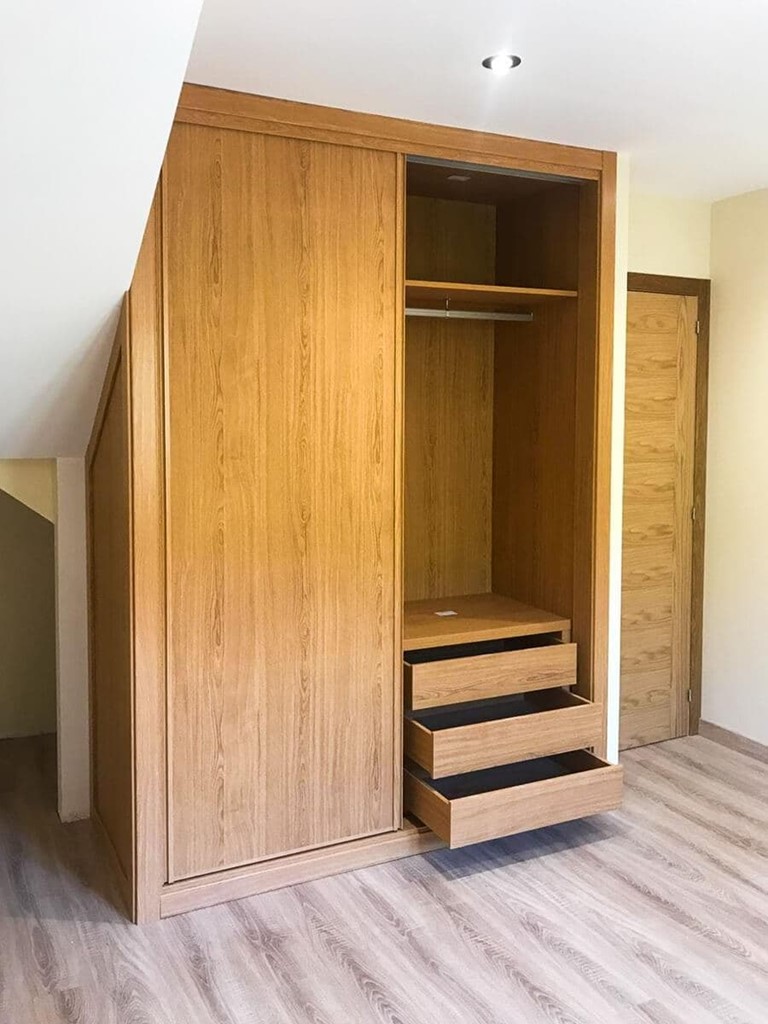 Armarios de madera modernos Muebles de encargo dormitorio Armario